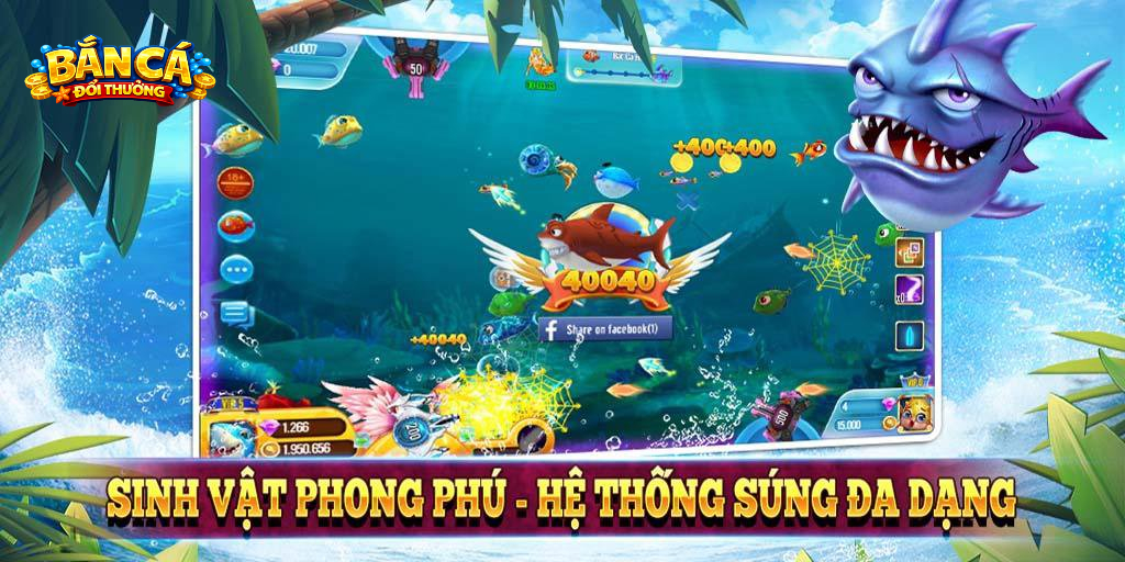 Hiệu ứng vũ khí đẳng cấp của Bắn Cá Phát Lộc