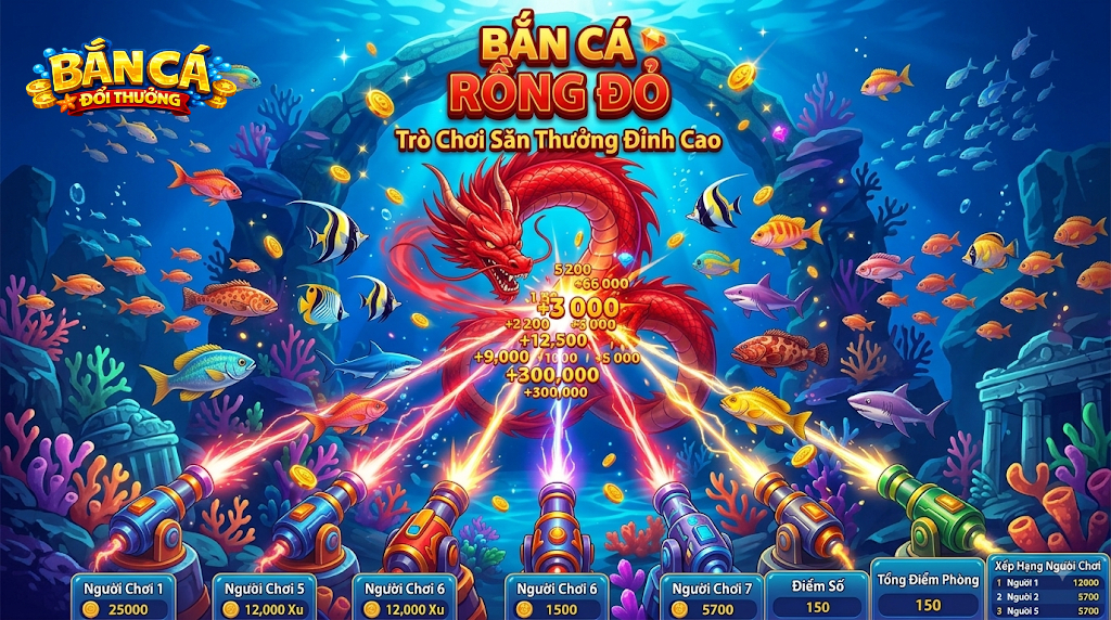 Bắn Cá Rồng Đỏ - Săn chúa tể loài rồng dưới lòng đại dương